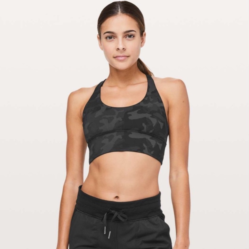 Lululemon Free To Be Moved Bra Incognito Grey Camo 2